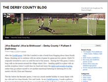 Tablet Screenshot of derbycountyblog.com